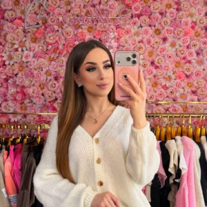 Sweterek Melania Kremowy
