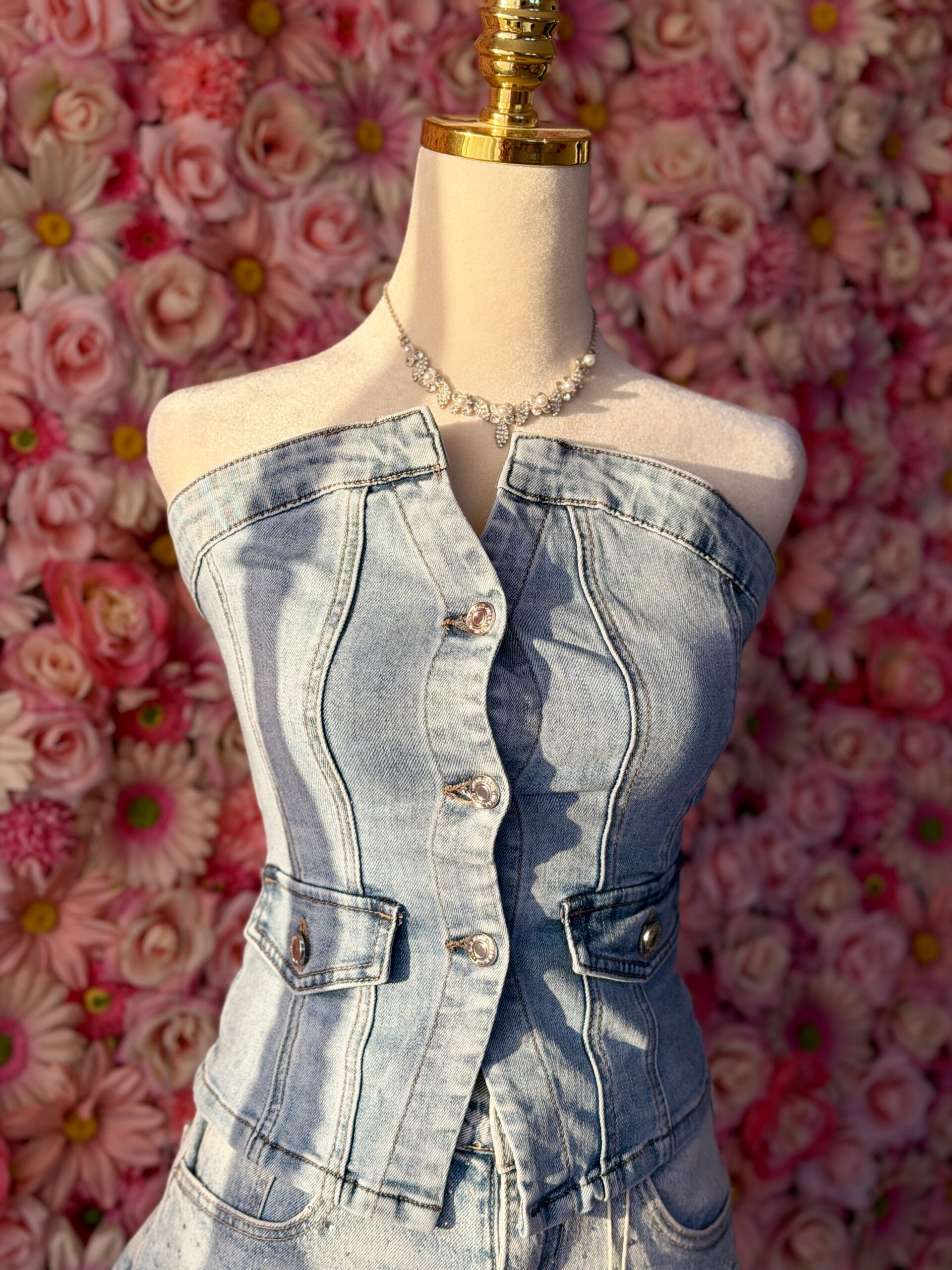Top Jeansowy